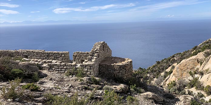 resti sull'isola di montecristo