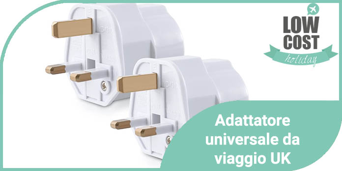 Adattatore universale da viaggio Uk