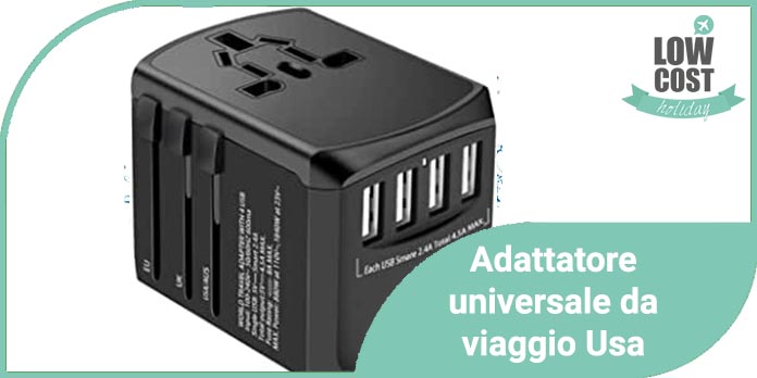 Adattatore universale da viaggio Usa